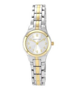 Anne Klein Silver & Gold Round Watch 